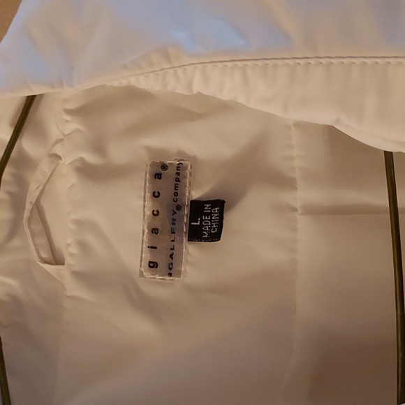 Size Large white jacket Giacca brand - Picture 2 of 4
